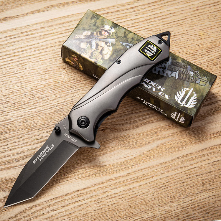 米克313折叠刀户外防身小刀多功能刀具野外求生折刀迷你瑞士军刀