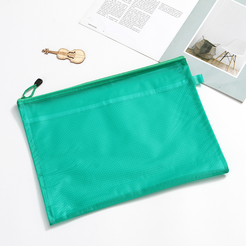 File Bag Double-Layer Mesh Bag Advertising Gift Bag A3/B4/A4/B5/A5/B6/A6/B8/Paper Bag Wholesale