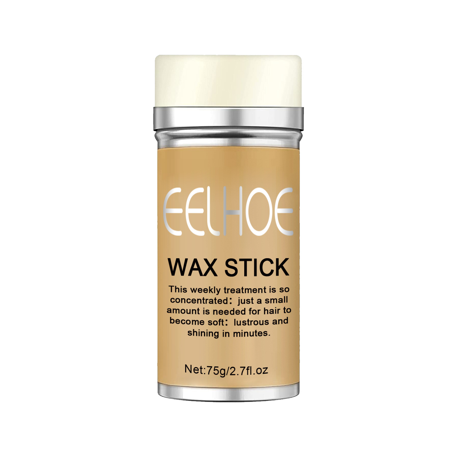 Eelhoe Hair Wax Stick Styling Hair Wax Hair Long-Lasting Shaping Anti-Frizz Hair Care Natural Gloss Solid