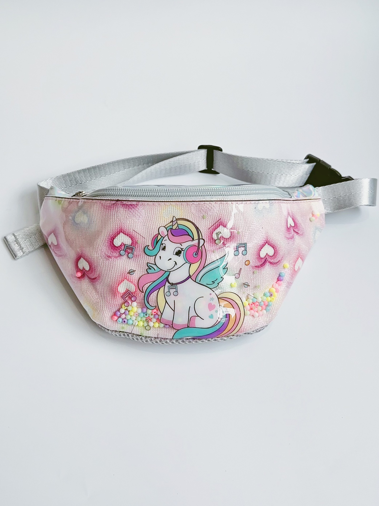 New Pvc Love Unicorn Children's Waist Bag Cute Fashion Princess Bag Magic Color Unicorn Chest Bag Messenger Bag