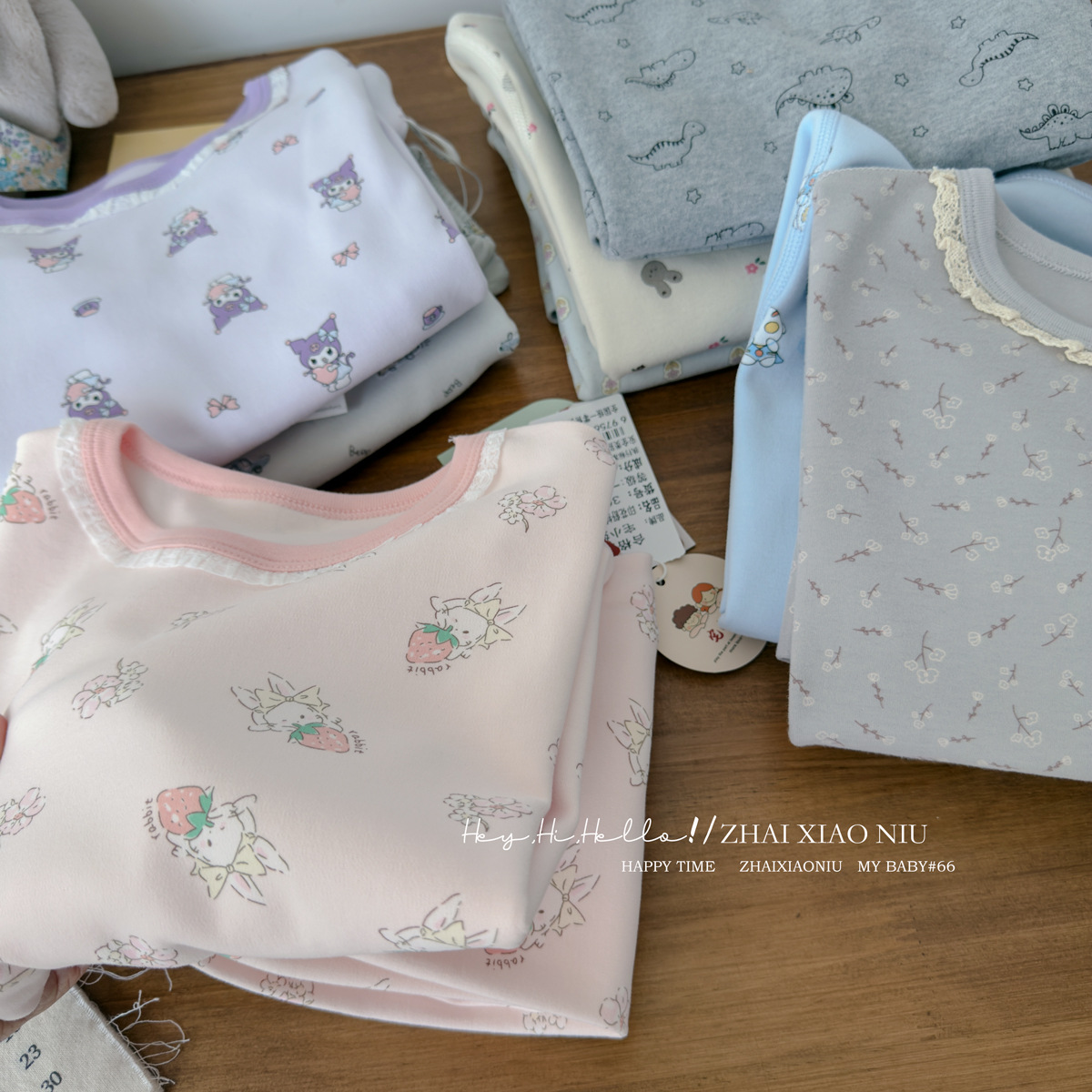 A类纯棉!300g舒绒儿童秋衣秋裤打底内衣套装冬男童女童保暖家居服