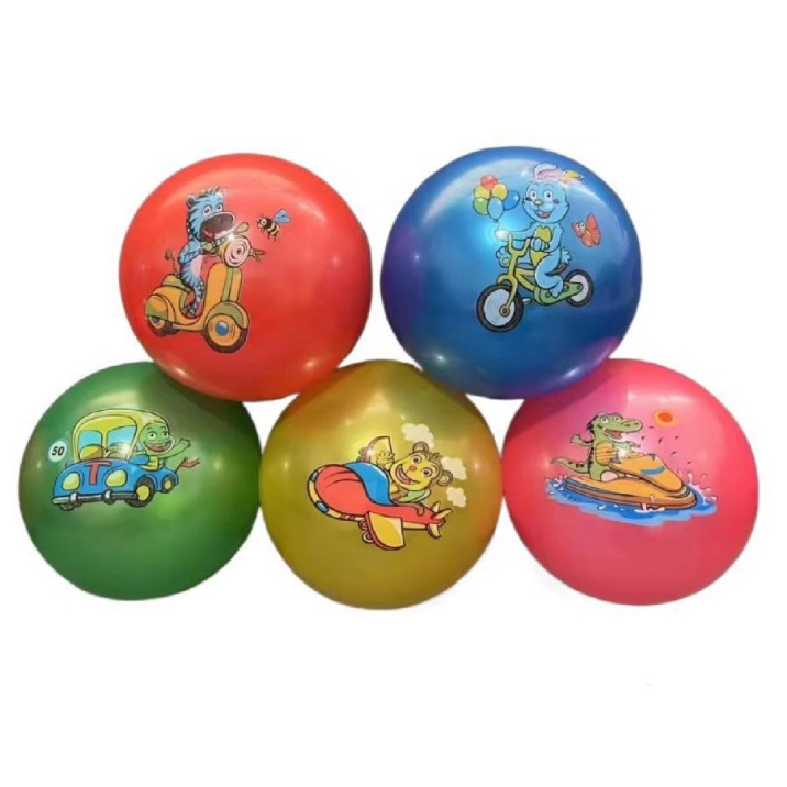 Factory Direct Sales Charging Sports Fitness Children's Toy Inflatable Ball PVC Hanging Ring Labeling Cloud Color Ball Special Ticket Can Be Issued