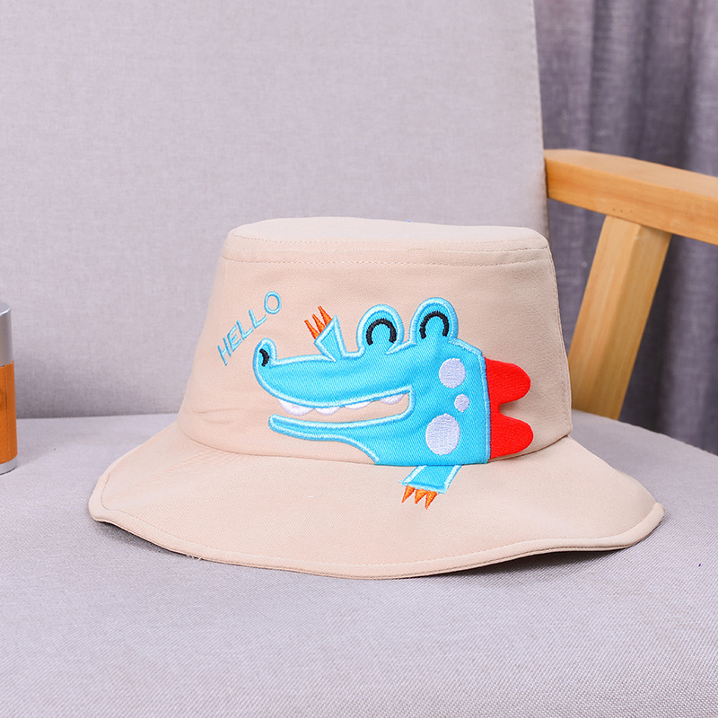 Children's Hat Bucket Hat Cartoon Cute Boys and Girls Spring and Summer Outdoor Sun Hat Sports Breathable Beach Sun Hat