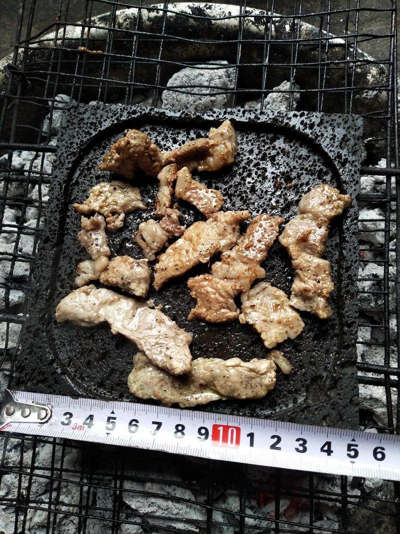 火山石烧烤石
