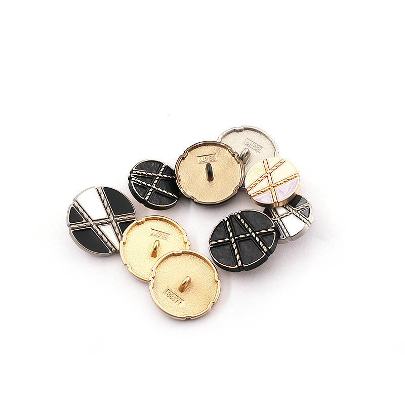 金属四合纽扣翘边子母扣衣服啪纽摁扣厂家全铜四合扣圆形
