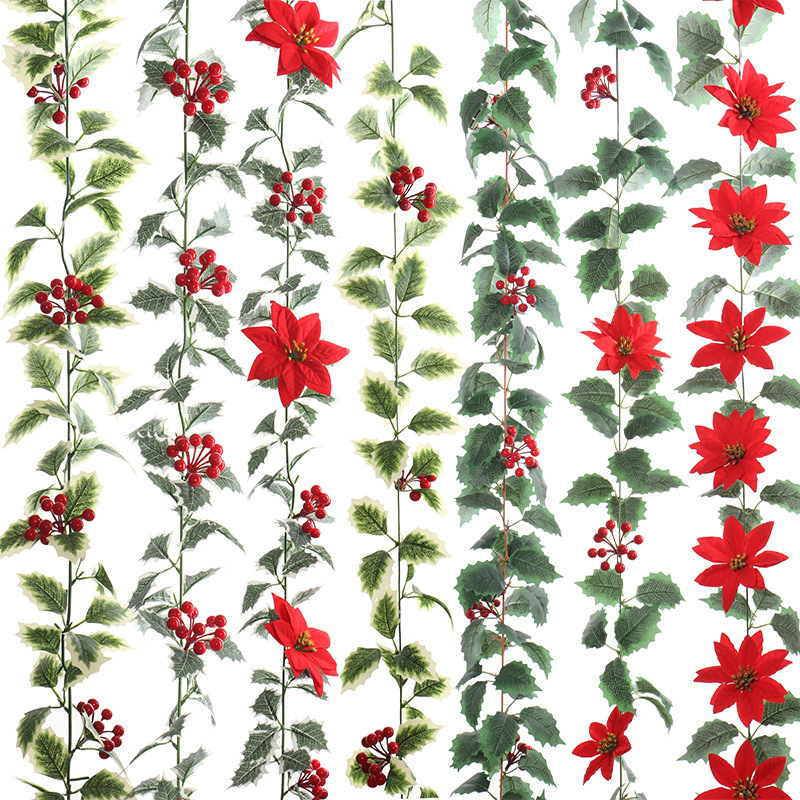 Red Berry Soft Vine Decoration