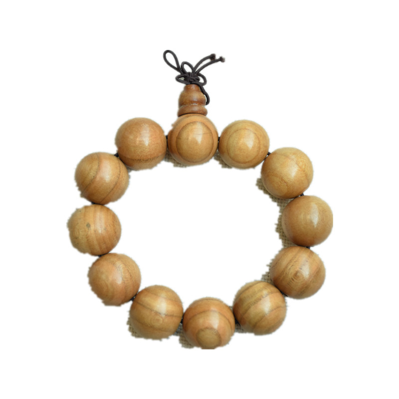 Wholesale/1.2/1.5/1.8/2.0 Lacquer round Beads Buddha Beads Rosary Peach Wood Bracelet Peach Wood Bracelet