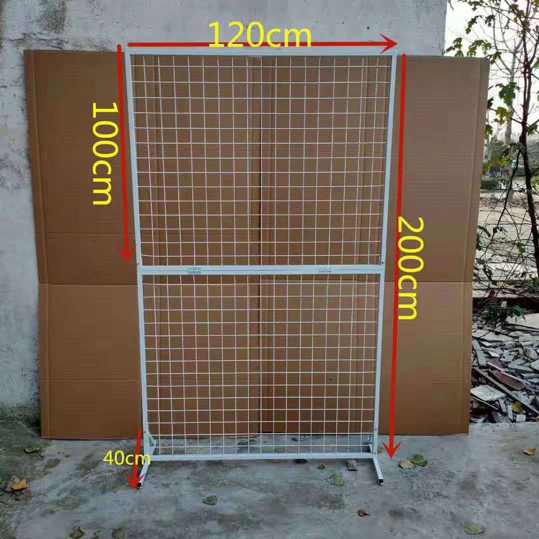 工厂销售折叠移动网格架铁艺网架广告展架画展展会作品展示架包邮