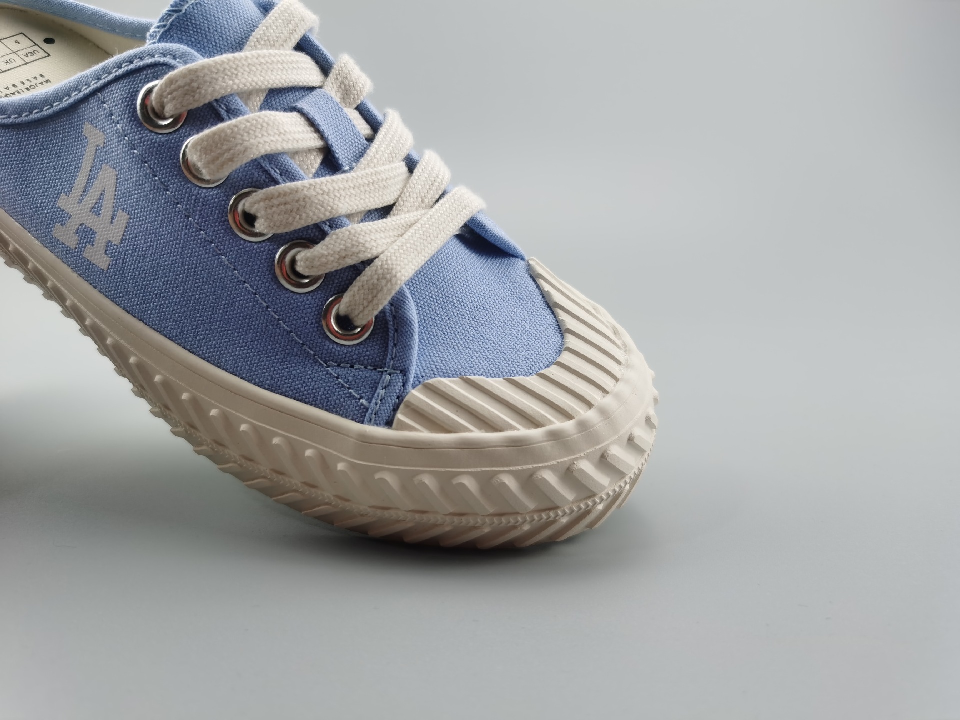 mlb鞋子莆田纯原厚底懒人半拖帆布鞋饼干女鞋休闲增高一脚蹬mlb鞋