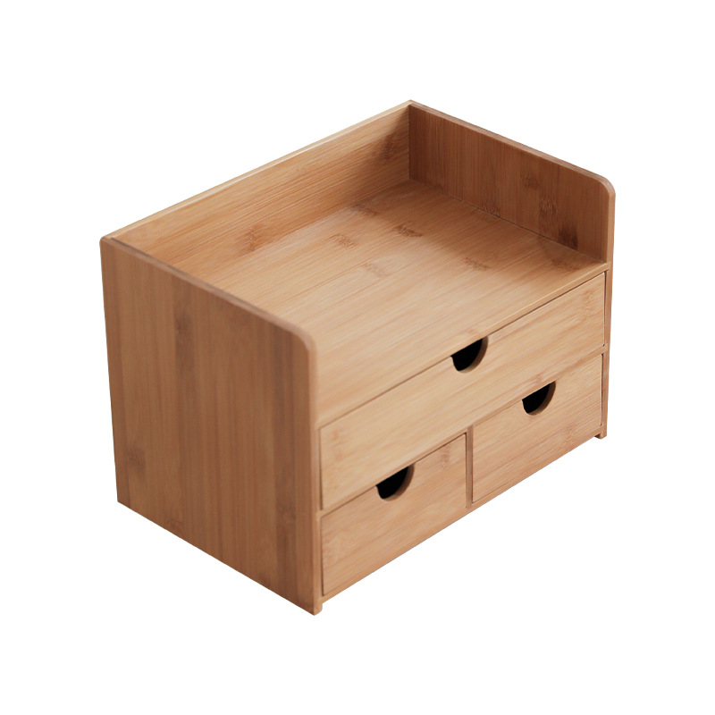 Desktop Storage Box Japanese Bamboo Bamboo Bamboo Cosmetic Storage Storage Box Drawer Finishing Box Pill Box Jewelry Box