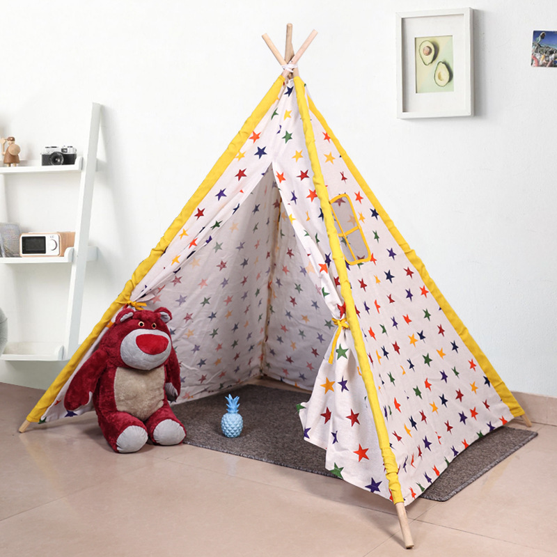 Children's Tent Indian Indoor Tent Children's Game House Princess Toy House Fabric Small House Baby Gift