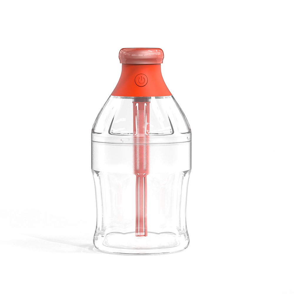 New Coke Bottle Humidifier Desktop Small USB Car Ambience Light Coke Bottle Heavy Fog Sprayer Gift