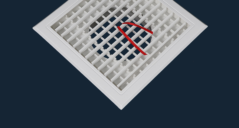 厂家直供中央空调新风系统正方形一体成型出风口