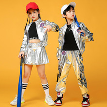 儿童街舞套装男童嘻哈架子鼓演出服女童爵士舞服装hiphop衣服潮装