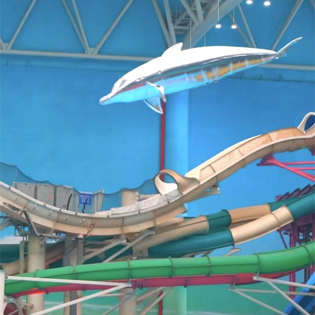 2021年软体飞行海豚飞行表演遥控充气海豚定制