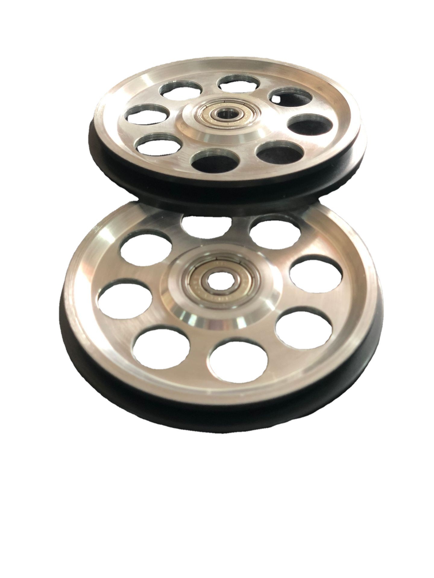 喷陶瓷铝导轮 喷瓷导轮铝过线轮拉丝机导轮 计米轮光纤导轮