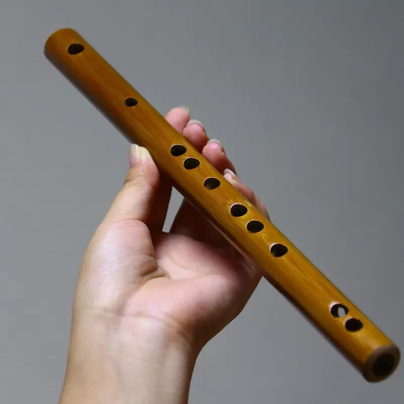 迷你短笛 学生入门小笛子 无膜孔横笛初学者儿童 成人古风笛子