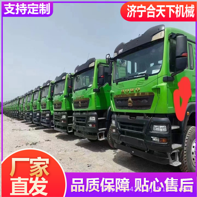 汕德卡自卸车后八轮自卸工程车豪沃380翻渣土运输车可分期国五汕