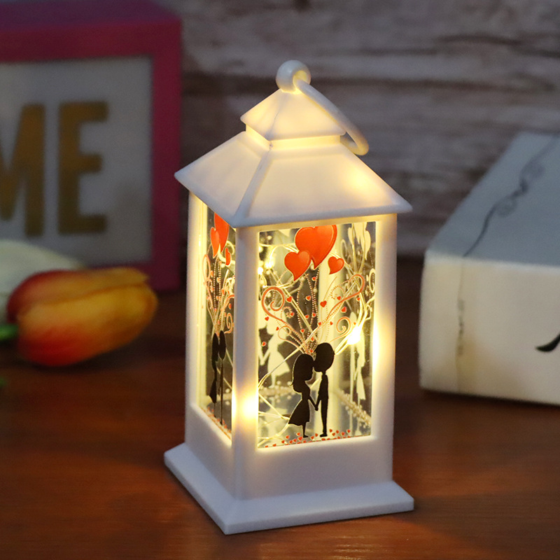 Cross-Border New Arrival LED Lighting Chain Valentine's Day Proposal Lantern Home Atmosphere Decorative Crafts Decoration in Stock