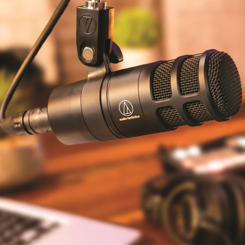 铁三角at2040动圈麦克风广播人声话筒专业录音棚话筒