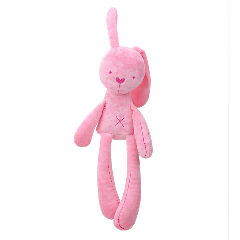 Cute Plush Long-Legged Rabbit Doll Baby Toy Su Rui Same Style Baby Comfort Sleeping Doll in Stock Wholesale