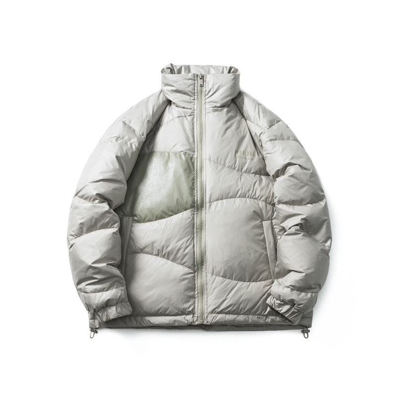 234yr09300弧线拼皮羽绒服新国标90绒k368-阿里巴巴