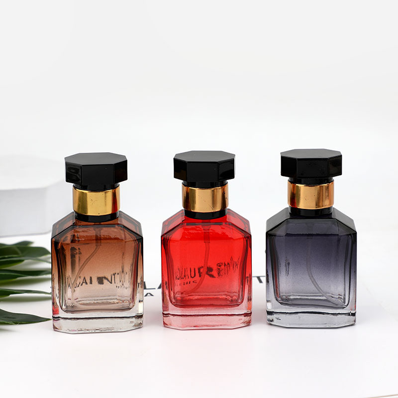 30ml Gradient Color Perfume Sub-Bottles Press Spray Bottle Perfume Sample Bottle Sub-Package Perfume Bottle