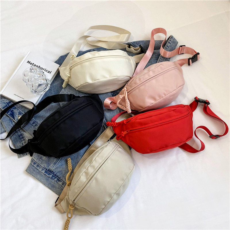 South Korea Ins Style Large Capacity Shoulder Bag Bag Female College Style Simple All-Match Dumpling Bag Girl Students' Crossbody Bag