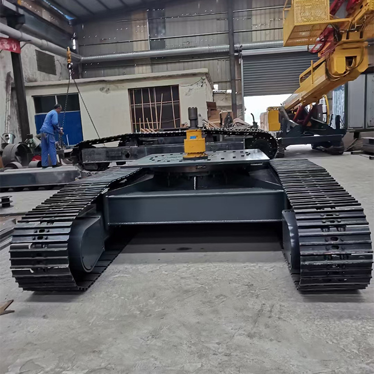 厂家定做3-20吨挖掘机橡胶履带底盘 履带底盘系统 橡胶履带车底盘
