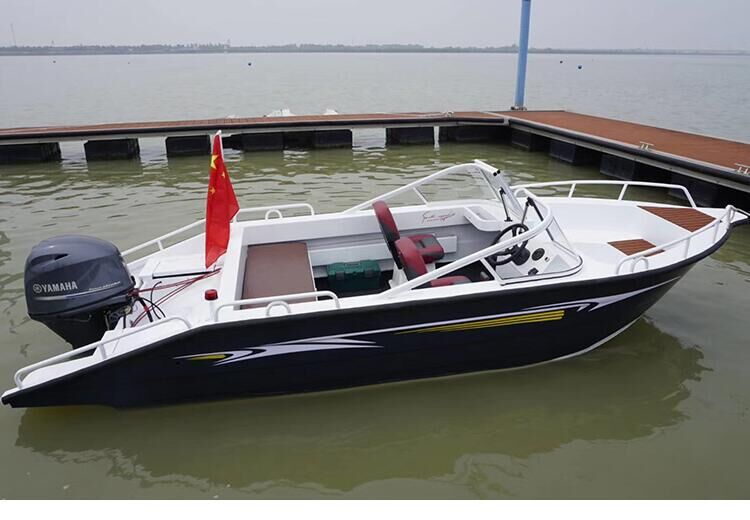 高速小游艇铝合金钓鱼艇豪华私人冲锋舟快艇出海国产钓鱼船巡逻艇