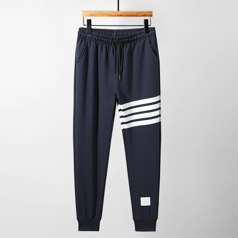 tb长裤男四条杠毛圈棉情侣休闲运动宽松街头针织卫裤束脚潮流百搭