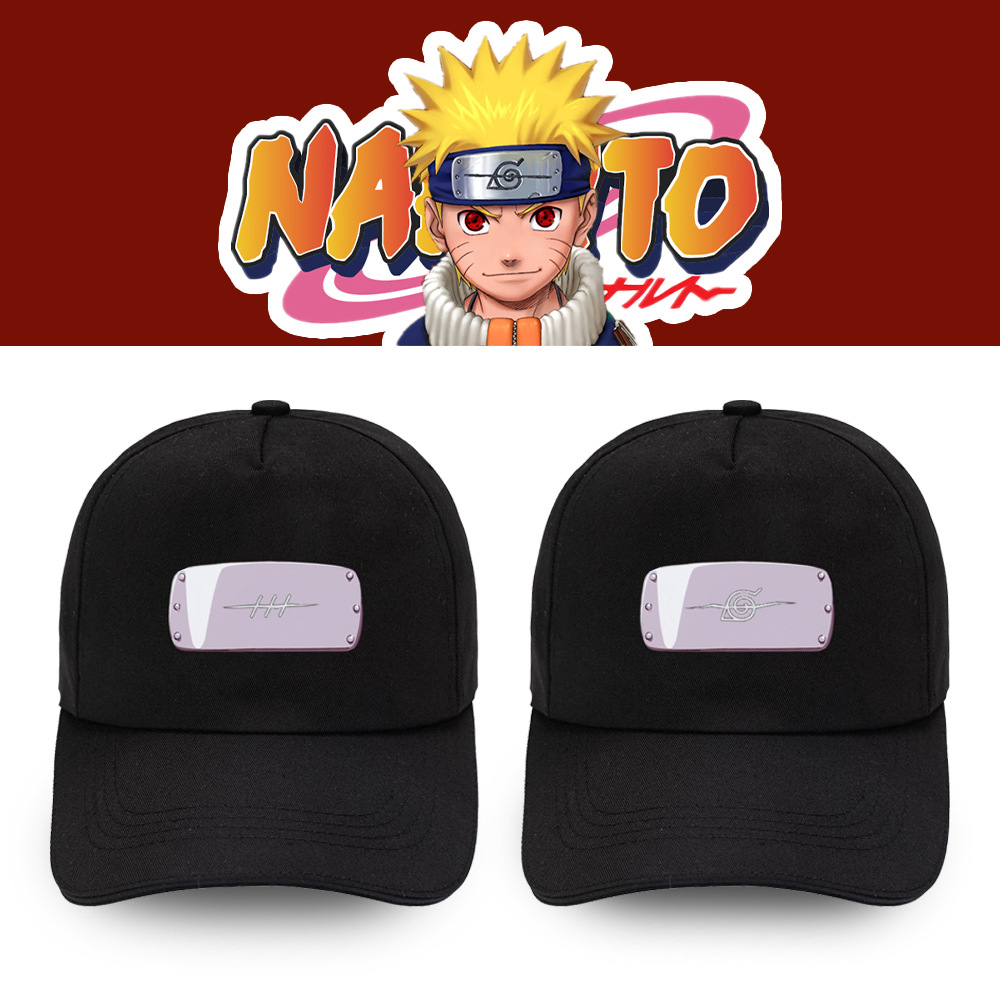 火影忍者鸭舌帽naruto棒球帽额牌夏季遮阳帽男女休闲户外圆顶帽子