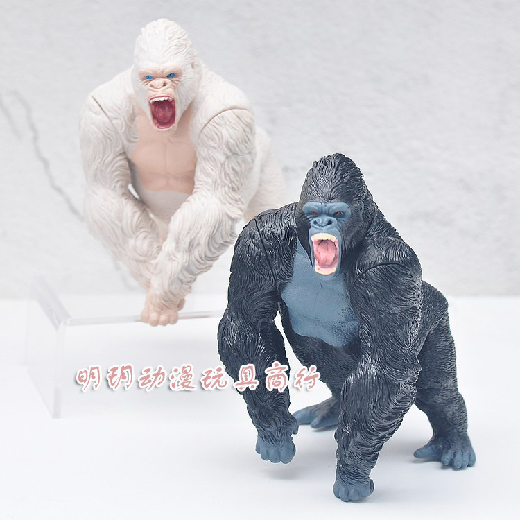 金刚大战哥斯拉猩猩狂暴巨兽怪兽儿童玩具手办摆件玩偶模型礼物