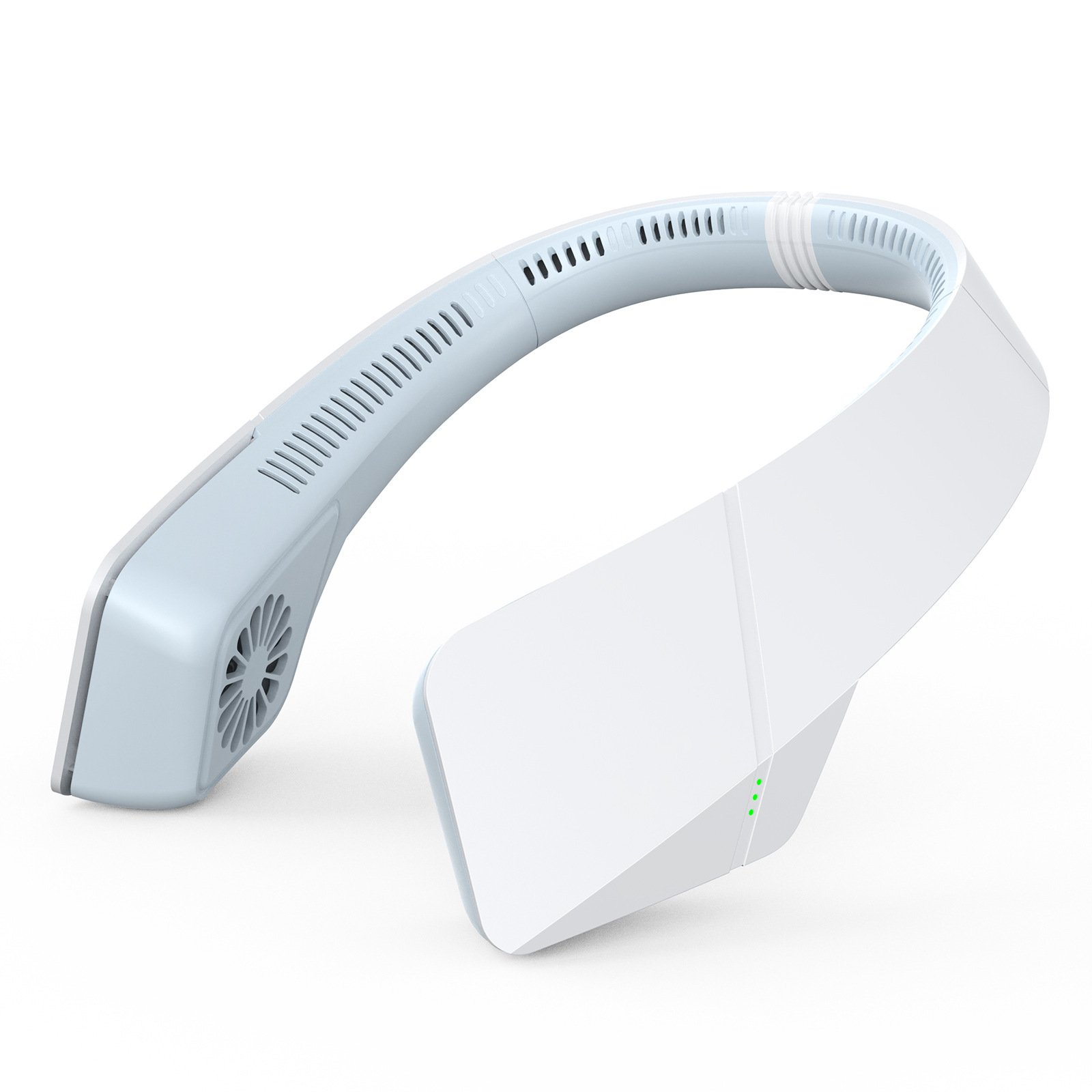 施索新款f58无叶挂脖风扇usb迷你可穿戴式静音多档调节智能小风扇