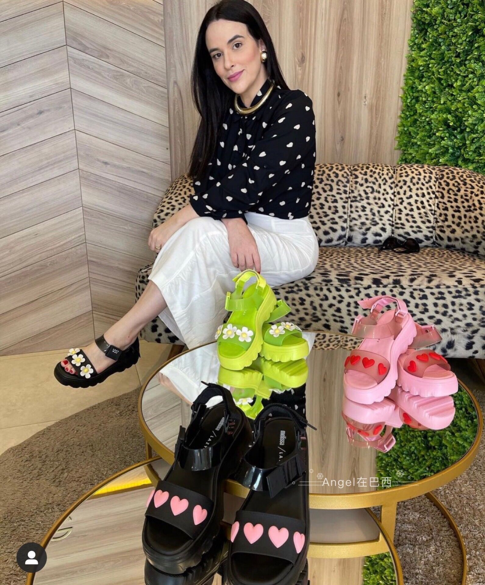 新款梅丽莎同款melissa厚底花朵女凉鞋松糕底休闲果冻鞋罗马鞋夏