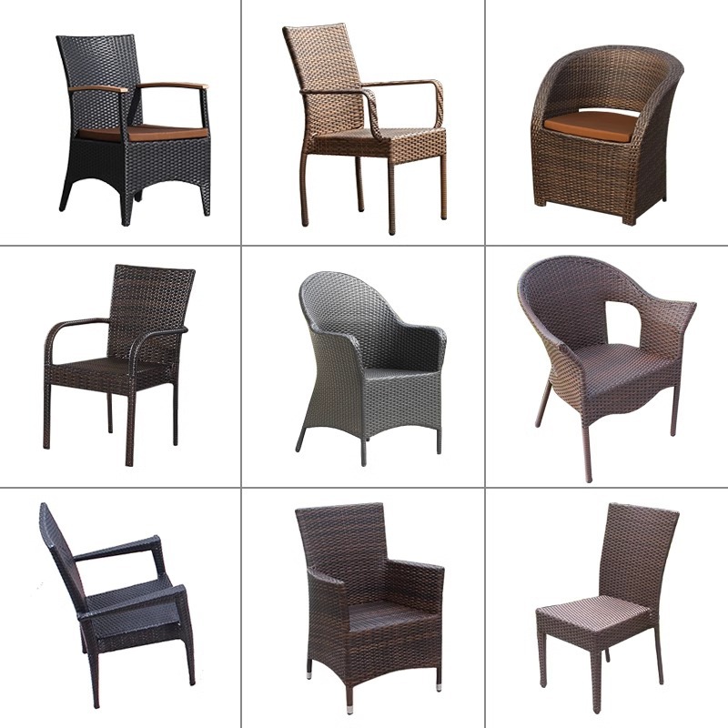 户外藤椅室外阳台庭院露台藤编椅子户外花园休闲茶餐厅咖啡厅桌椅