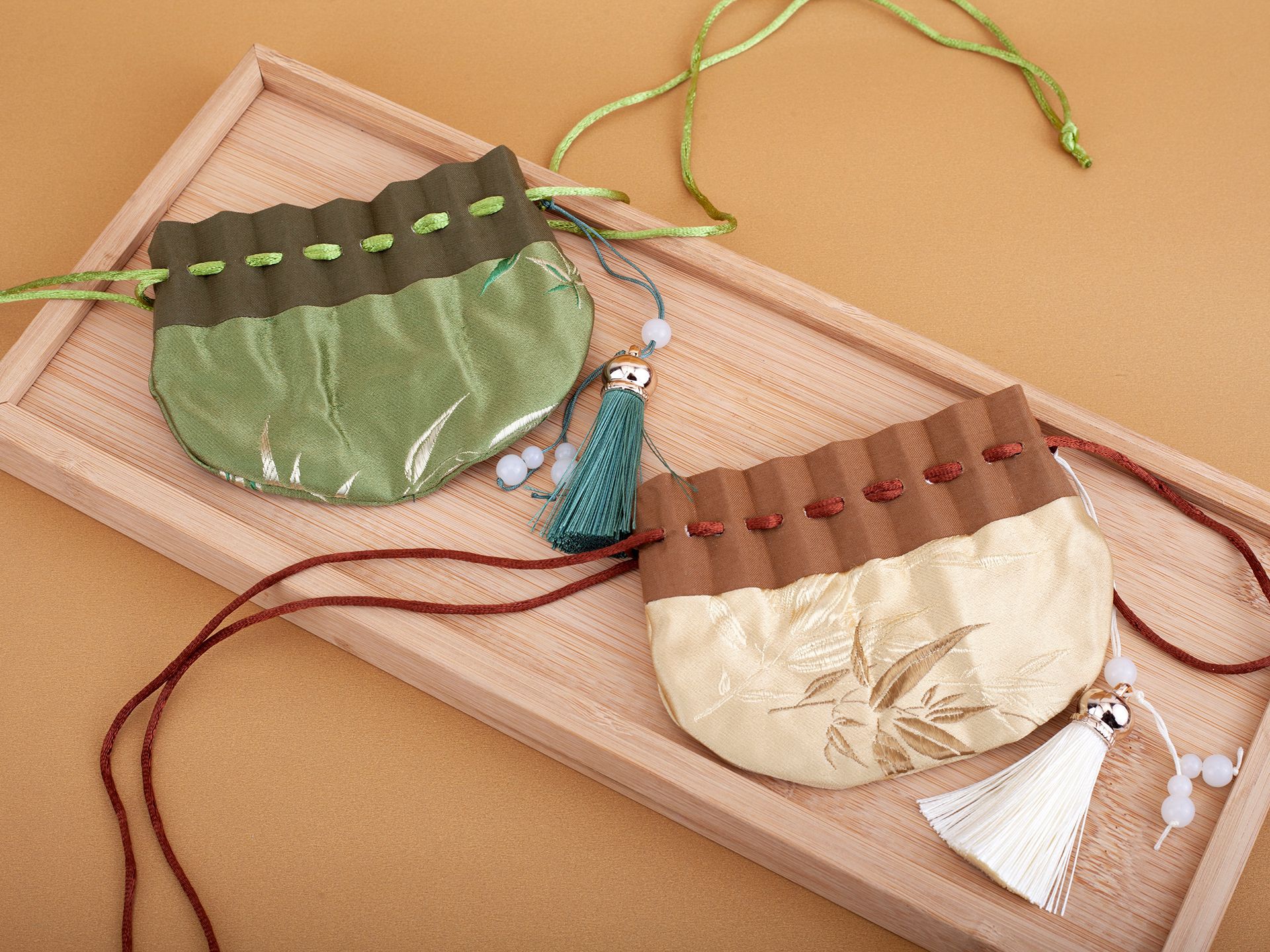 端午节空袋中国风香囊古风随身荷包锦缎刺绣香袋禅意车挂小香包