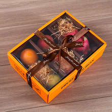 通用水果礼盒空盒子透明盖高档混搭石榴冬枣奇异果零食水果包装盒