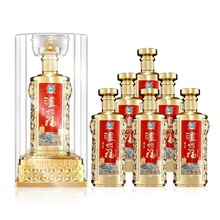 可议价 泸州福之乐白酒浓香型52度500ml*6瓶整箱 喜宴特价批发