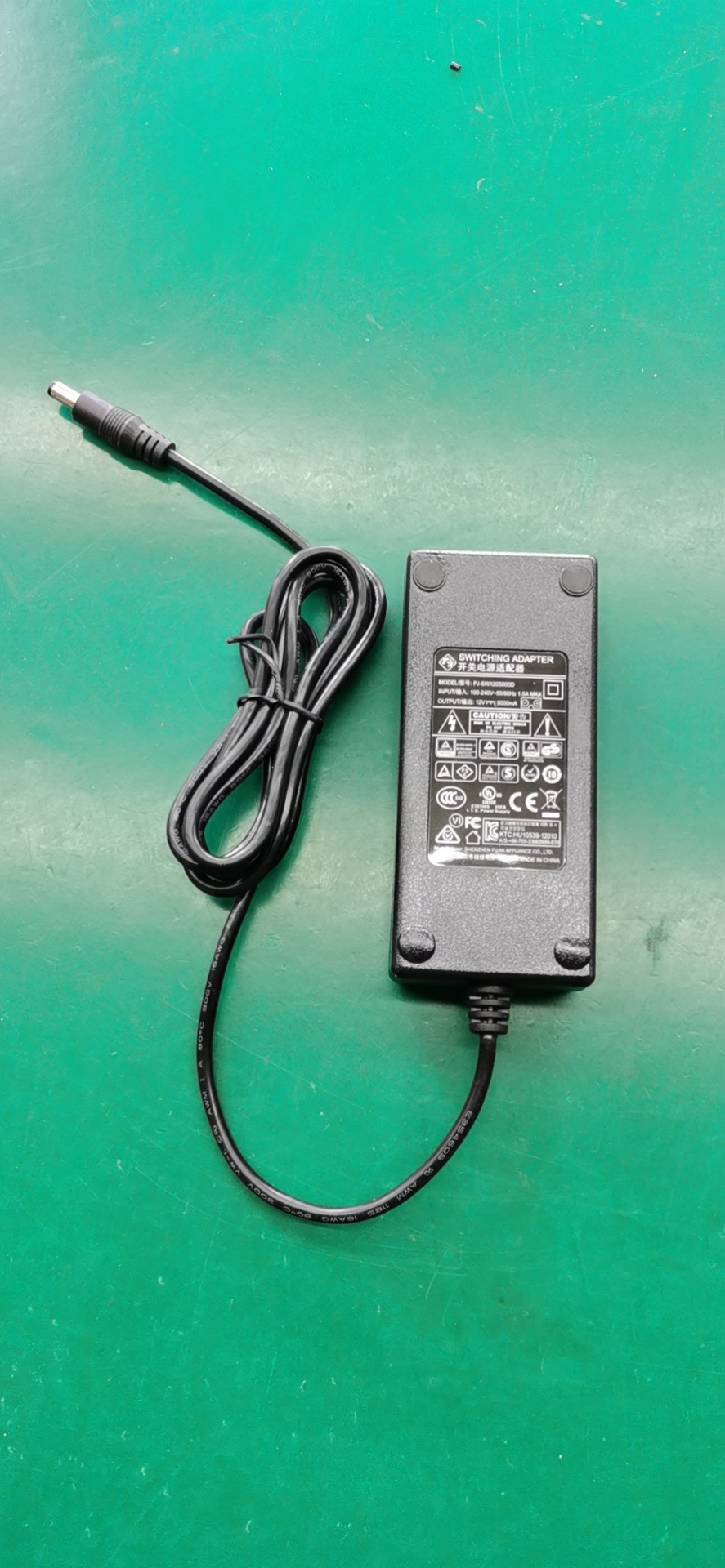 适用fj福佳12v5a 平板adhntech显示器屏 电源适配器fj-sw1205000d