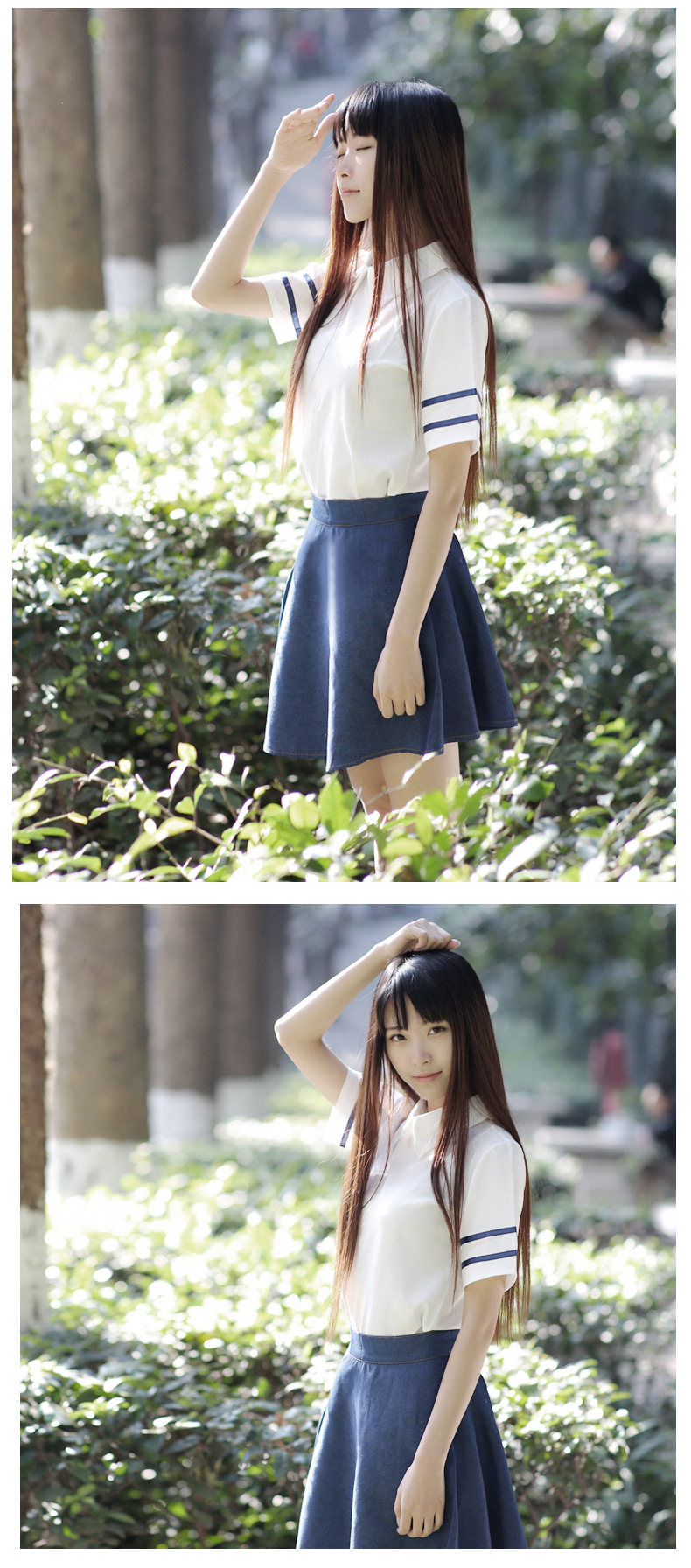 英伦海军水手服日韩校服jk制服学生装班服学院风套装