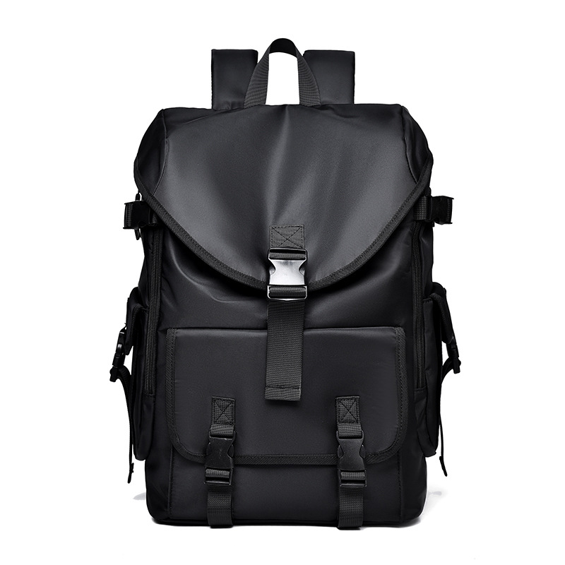 Cross-Border Fashion Boys Backpack Simple and Lightweight Travel Trend Waterproof Laptop Commuter Business Computer Bag