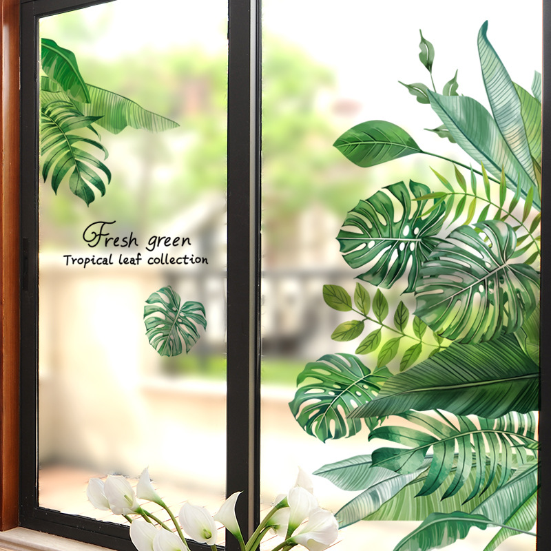 浴室卫生间窗户玻璃门贴纸防水墙贴画创意个性阳台窗花3d立体装饰