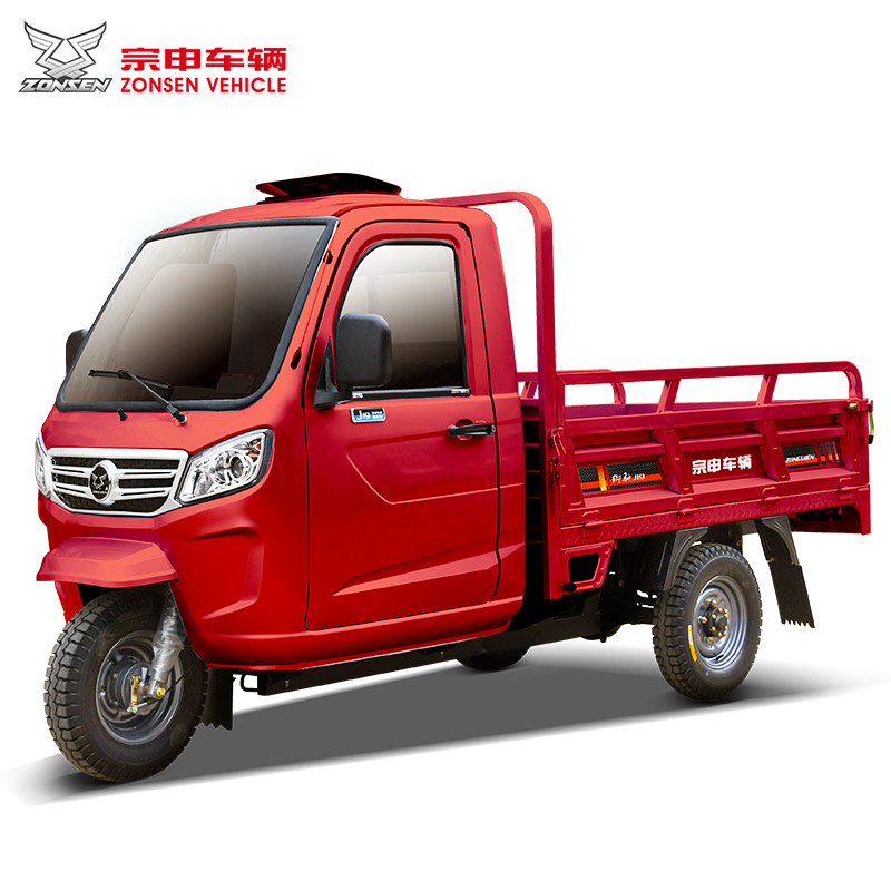 8m-2m宗申电动三轮车j19载重王电瓶三轮车电动车驾驶室拉货车