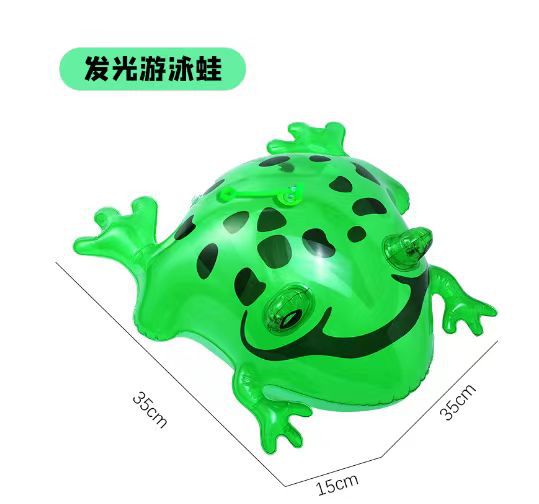 Internet Celebrity Inflatable Frog Balloon Batch Luminous Selling Baby Son Selling Inflatable Toys Children Night Market Stall