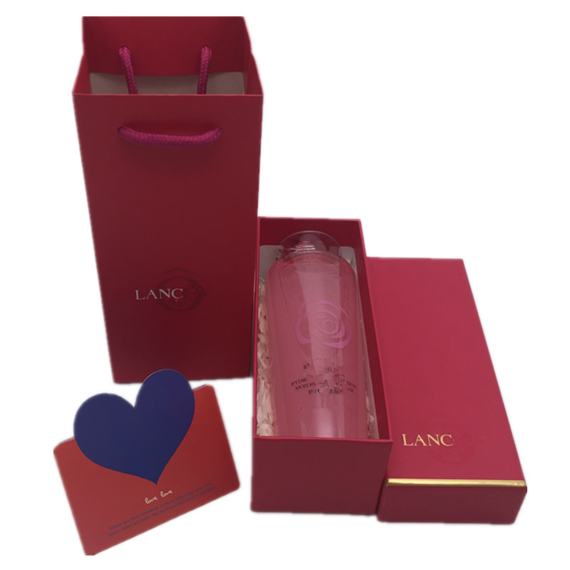 兰蔻大粉水礼品盒爽肤水包装盒礼品袋手提袋包装纸袋厂家现货批发