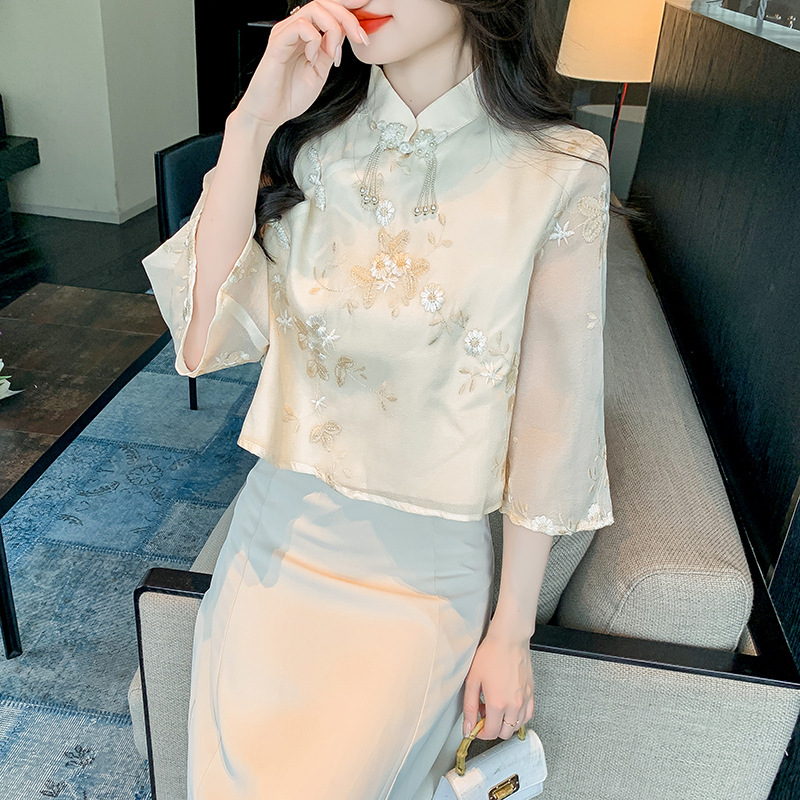 旗袍改良女上衣图片-海量高清旗袍改良女上衣图片大全 - 阿里巴巴