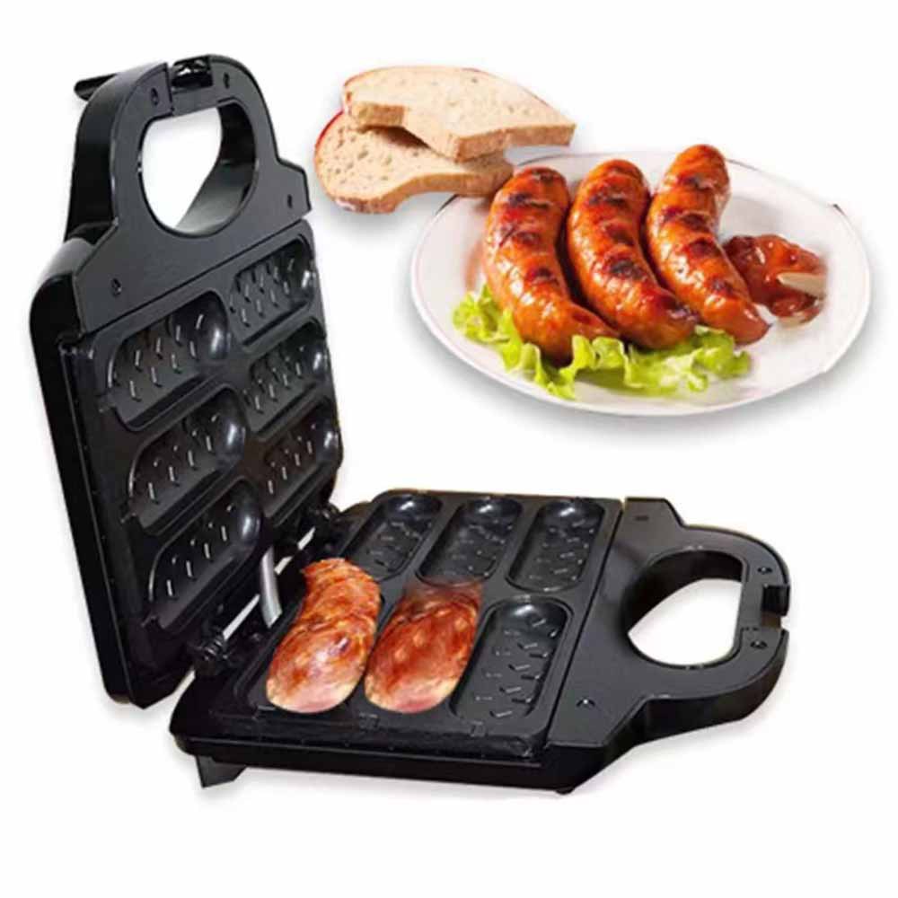 220v家用热狗机 烤肉烤香肠机 烤火腿机烤肠机 煎烤机 油条早餐机