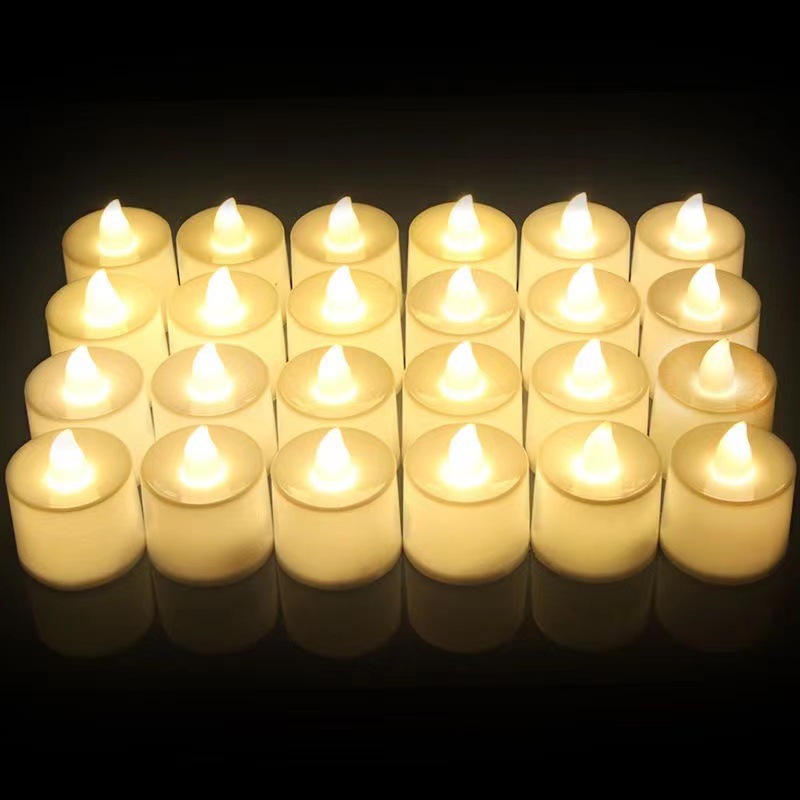 Simulation Electronic Candle Candle Light Household Romantic Night Light Atmosphere Led Candle Light Small White Box