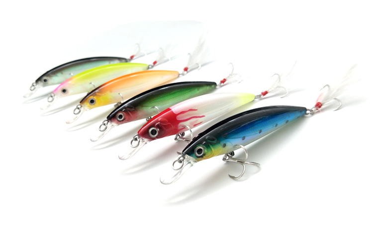 远投浮水噪音米诺14g血槽钩路亚饵假饵响珠淡水翘嘴鲈鱼鳡鱼